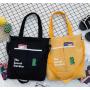 New Trendy Designer Lady Sweet Canvas Bag Korean Version Student Shoulder Bag Elegant Female Side Pocket Handbag For Shopping