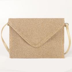 New spring straw woven purses shoulder simple envelop straw bags women causal travel holiday leisure handbags shoulder bags