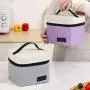 Stripe Beach Cooler Bag with Handle Straps Traveling Thermal Bag Insulated Picnic Beach Cooler Shoulder Bag