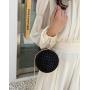 ZR538 New PopularTassel Dinner Clutch Bag Women's Luxury Handheld Banquet Bag Metal Dress Versatile Evening Party Circular Bag
