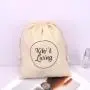 New Arrival Drawstring Cotton Packing Bag For Cosmetic Skincare Product Gift Reusable Custom Logo Printed Muslin Pouch