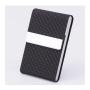 ZF364 Custom Logo Business Card Case Metal Credit Card Gift Box For Men Pu Leather Name Card Holder with Magnetic Shut