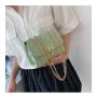 CCF573 New Fashion Chain One Shoulder Women's Bag Small Simple Shoulder Handbag Luxury Designer PU Leather Women's Handbag