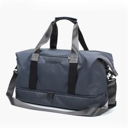 High quality travel duffel tote bag shoe compartment sports gym bag