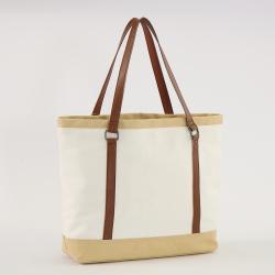 Custom Low MOQ Large Capacity Long Strap Personalized Tote Bag Machine Washable Perfect for Beach Vocation Canvas Grocery Bags