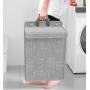 HR235 New Foldable Home Dormitory Multifunctional Organization Storage Wall Hanging Clothes Laundry Basket Dirty Clothes Basket