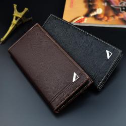 2024 New men's wallet short fashion open wallet casual trendy pattern multi-card card holder wallet