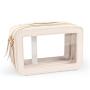 KBW732 Makeup Bag for Women Clear Cosmetic Bags Travel Toiletry Organizer Cute Makeup Case Bag Accessories with Clear Window