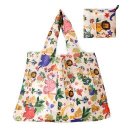 Factory Direct Wholesale Multicolor 210D Polyester Padded Foldable Shopping Bag Environmental Protection Supermarket Advertising