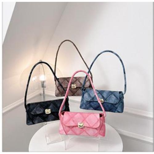 2023 New Design Fashion Shoulder Bag Women's Casual Club Bag Women Fashion Thread Lock Handbags