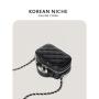 New hand-carrying box bag female small fresh mini lipstick messenger bag small fragrance rhombus box chain bag