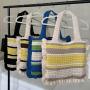 XL332 New Version Shoulder Bag Vintage Handmade Woolen Knitting Bag Lightweight Ladies Tote Bag Imported Shopping Handbag