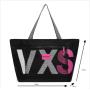 Gelory Large Capacity Waterproof Dry And Wet Separation Shoulder Travel Bag Women Shopping Alphabet Beach Bag