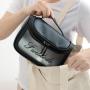 Factory Direct Sale Logo Custom Transparent Cosmetic Bag Female Portable Cosmetic Storage Bag Travel Large Capacity Toiletry Bag