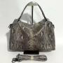 REALER 2024 OEM ODM Custom Snake Pattern Tote bags PU Leather womens Shoulder Bags Ladies Totes Hand bags luxury women handbags