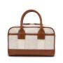 OEM ODM Women Purse And Handbags Fashion Lady Canvas And Leather Traveling Small Tote Bags