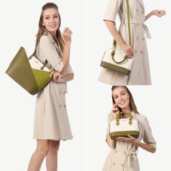LOVEVOOK 2021 luxury customized clutches 3 pieces lady crossbody handbags fashion purses and handbags sets for woman