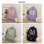 ZR841 Rabbit Girls Schoolbag New Fashion Nylon Waterproof Backpack High Quality Schoolbag Travel Student Zipper Laptop Bag