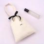 Custom Logo Printing Muslin Cotton Shoe Dust Packaging Drawstring Pouch High Quality Soild Cotton Handle Gift Shopping Bag