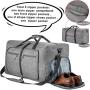 Custom Large Capacity Travel Bag Multifunctional Duffle Bag Foldable Fitness Sports Luggage Bag for Short Distance Travel