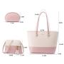 Custom Fashion 3pcs/set Designer Wholesale PU Leather Ladies Shoulder bag Luxury Purse and Handbags Set Stylish Women Tote Bag