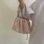 Sweet Girl Hand Dumpling Bag Japanese And Korean Ins Premium Texture Fold Clip Bag One Shoulder Chain Cross-Body Female Bag