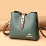 Women's Messenger Bags New 2024 Handbag Contrast Color Crossbody Shoulder Bag for Women Fashion Bucket Bag