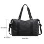 ZF020 New Fashion Waterproof Travel Bag Women Men's Oxford Cloth Polyester Cotton Handbag Travel Fitness Shoulder Crossbody Bag