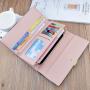 2024 new design ladies pu leather wallet wholesale fashion women trendy coin leather women's wallet