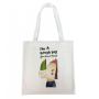 eco-friendly Plain Printed tote bag Canvas Weekend Pockets Grocery Reusable Shoulder Washable Foldable Cotton Anime Tote Bag