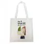 eco-friendly Plain Printed tote bag Canvas Weekend Pockets Grocery Reusable Shoulder Washable Foldable Cotton Anime Tote Bag