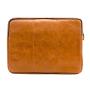 Business gift customized computer bags vintage leather fabric laptop sleeve for 13.3 15.6 inch