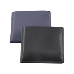 Custom logo mens wallets slim pu leather blocking wallet smart rfid men leather wallet