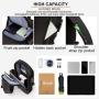 Gelory OEM Custom Logo Mens Motorcycle Chest Bag Anti-theft Sports Crossbody Bag with USB charing port