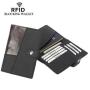 ZR143 Blocking Wallet Hot Selling Top Layer Cowhide Passport Book New RFID Passport Holder ID Card Holder