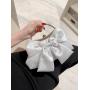 New Elegant women party clutch bags dinner dress champagne handbag evening wedding silk satin bowknot handbags for women