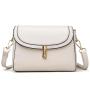 Wholesale solid color classic crossbody bag  popular woman shoulder bags leather messenger bags for lady