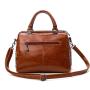 Wholesale factory high quality bags for women fashionable soft pu leather female shoulder bag custom ladies tote handbag