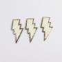 Low MOQ Stock Custom Designer Lighting Bolt Smile Face Adhesive Hat Chenille Glitter Sticker Letter Patches