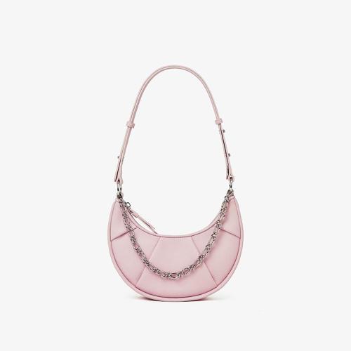2024 Wholesale Shoulder Fashion Vegan Leather Luxury Fashion Hobo Chain Strap Women Handbag Purse Designer Shoulder Bag