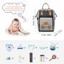 LOVEVOOK 2021 brand designer custom mommy backpack diaper bag portable diaper changing bag baby back pack diaper bags backpack