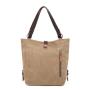 2024 Customized Canvas PU Leather Shoulder Bag For Women Ladies Luxury Backpack