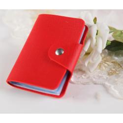 HR377 Wholesale Creative Card Bags PU Leather Card Sets Multiple Card Slot Gifts Purse Double Sided Insertion Customizable Logo