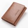 Rfid Genuine Cow Leather Wallet Leather For Men Card Pocket Money Clip Male Classic Purses Mens Wallet