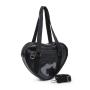 Hot selling designer ita bag crossbody heart shape ita bag custom with clear window