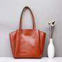 New Designer Wholesale Large Ladies Tote Bags With Custom Printed Logo Vegan Genuine  Leather Fashion Women's Tote Bags