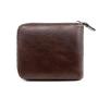 ZR941 Men's Short Wallet Retro Pu Wallet Horizontal Square ID Card Holder Purse Casual Business Coin Wallet Father's Day Gift