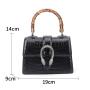 2024 Designer Ladies Bamboo Handle Handbags Famous Brands Matched Crocodile Leather Shoulder Crossbody Bags For Women Luxury