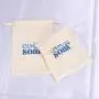 Custom Logo Printing Reusable Cotton Linen Jewelry Muslin Bag Organic Drawstring Christmas Gift Dust Pouch