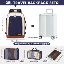 LOVEVOOK 2024 New Style 4pcs/set Custom Waterproof Business Travel Laptop Backpack High Quality Daypack Work Travel Backpack Bag